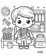 30 Free Doctor Coloring Pages – The Color Cove sketch template