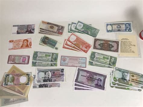 Large Collection Of Foreign Currency Paper Money