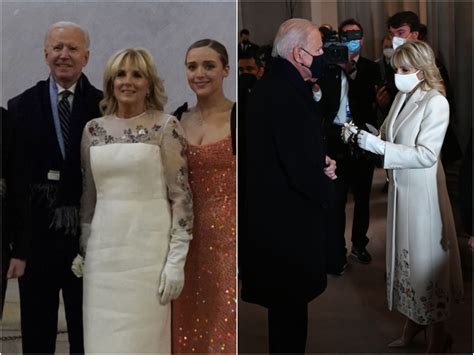 Jill Biden wore a dress adorned with flowers from every US state and ...