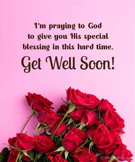 Prayer Message For Sick Person In Hospital - 100 Get Well Wishes What ...