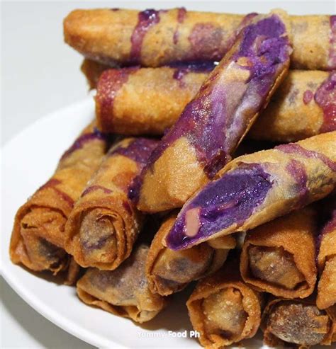 Ube Turon Halaya with Langka » Yummy Food Ph