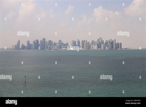 Qatar - Doha Skyline Stock Photo - Alamy