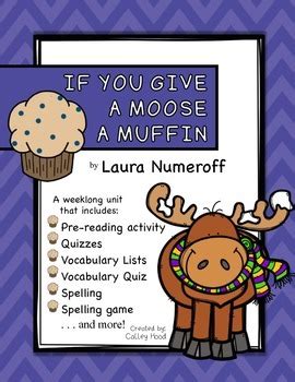 If You Give A Moose A Muffin Unit by Calley's Corner | TpT