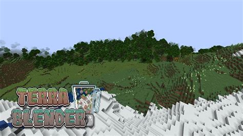 Terra blender mod minecraft