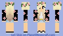 Flower Crown Minecraft Skin