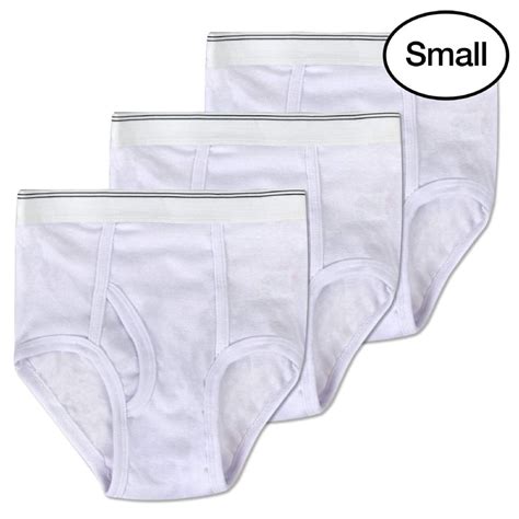 144 Units of White Cotton Men's Briefs - Small - Mens Underwear - at - alltimetrading.com