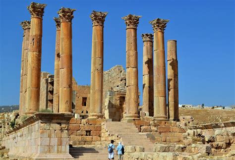 Artemis Temple in Ancient Jerash, Jordan - Encircle Photos