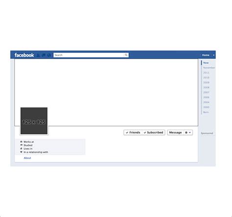 Blank Facebook Template - 13+ Free Word, PPT & PSD Documents Download