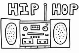 Hip Hop Radio coloring Page  Download Print Or Color Online For Free sketch template