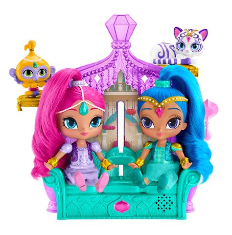 Shimmer and Shine DGL73 - Float and Sing Palace Friends Playset - Includes 2 X 6 Inch Dolls ...