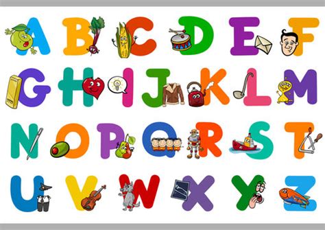 English Alphabet Clipart