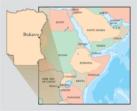 Map of Bukavu, South Kivu, DRC | Download Scientific Diagram