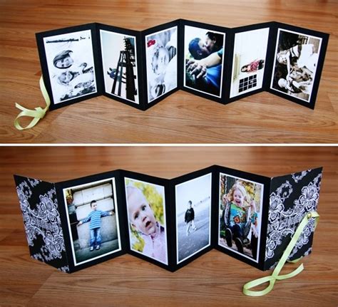 Mini Photo Portfolio | Diy gifts, Handmade books, Album diy