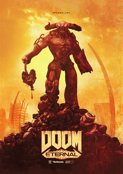 Doom Eternal - Cyberdemon | Poster By JackPemberton