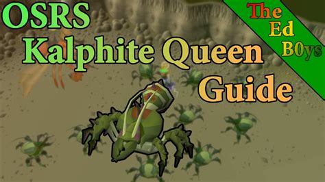 OSRS KQ Solo Guide | Updated Kalphite Queen Guide - YouTube