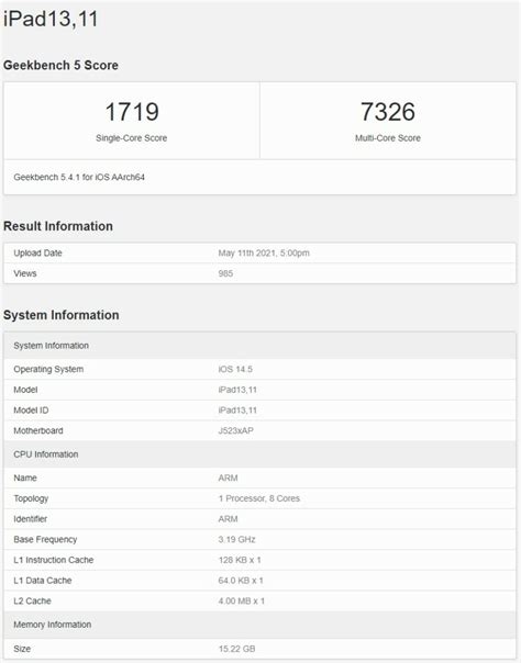 Early M1 iPad Pro Benchmarks Show It Is 50 Percent Faster Than 2020 ...