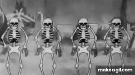 Spooky Scary Skeletons on Make a GIF