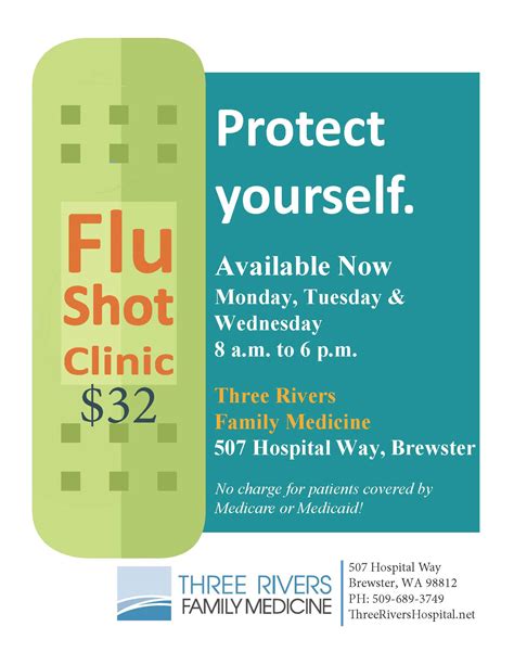 Flu Shots Available Now! - Three Rivers Hospital