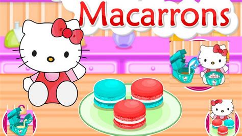 Hello Kitty In Cooking Tasty Macarrons Game Episode-Hello Kitty Games Online-Cooking Games - YouTube