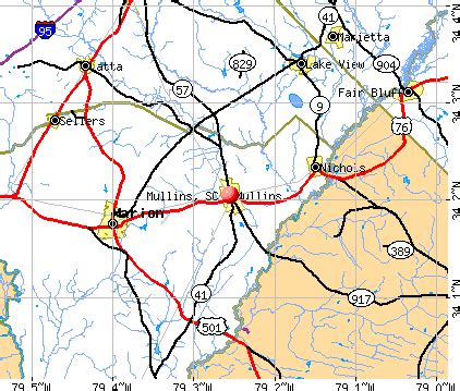 Mullins, South Carolina (SC 29574) profile: population, maps, real ...