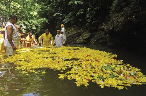 Ganga Dhara River Festival in Blanchisseuse, Trinidad. Photo: Edison Boodoosingh Light Fest ...