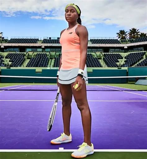 Coco Gauff's New Balance tennis clothing and shoes for Sunshine Slams ...