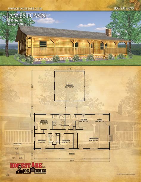 Browse Floor Plans for Our Custom Log Cabin Homes