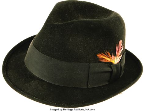 Frank Sinatra Owned Hat. A black Aaron brand fedora owned and worn | Lot #21452 | Heritage Auctions