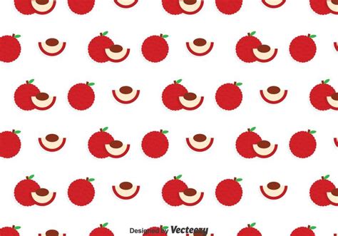 Lychee White Pattern 119568 Vector Art at Vecteezy