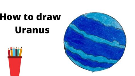 How to draw uranus step by step || uranus drawing || easy uranus drawing - YouTube