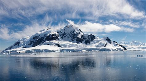 Photography of ice mountain under white clouds HD wallpaper | Wallpaper ...