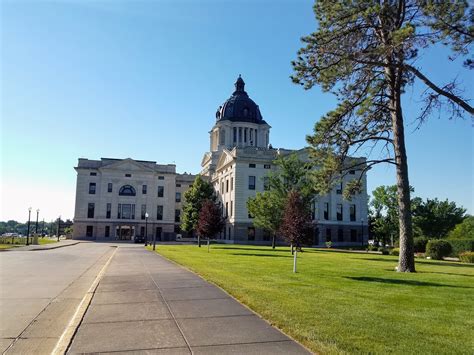 History and Culture by Bicycle: Pierre, SD: South Dakota State Capitol Complex, Capitol Building ...