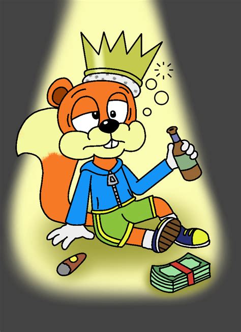 Conker the Squirrel by JoVay on Newgrounds