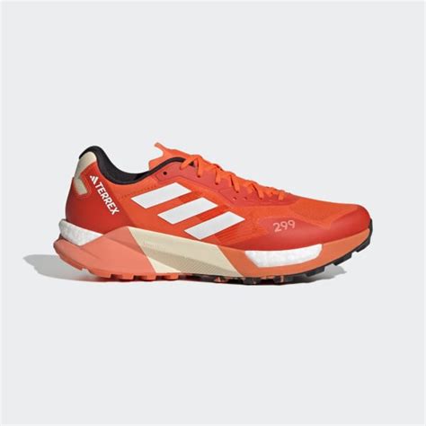 adidas TERREX Agravic Ultra Trail Running Shoes - Orange | Men's Trail ...