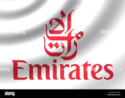 Emirates Airlines logo icon flag emblem symbol sign Stock Photo - Alamy