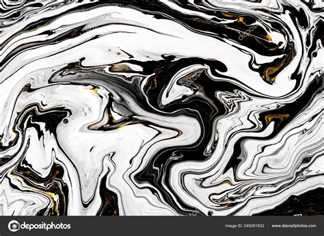 Black, white marble texture with golden lots of bold contrasting veining. Applicable for create ...