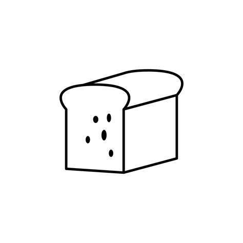 loaf of bread vector icon illustration 23038237 Vector Art at Vecteezy