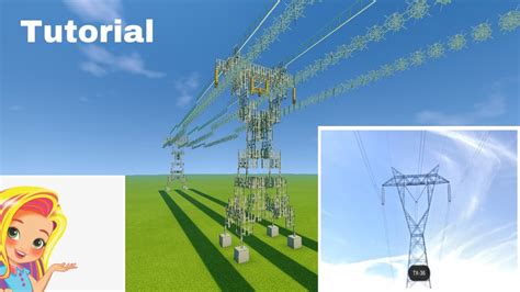 How To Build A Transmission Tower [Minecraft Tutorial] - YouTube