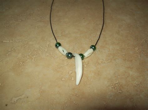 Native American Made Coyote tooth necklace