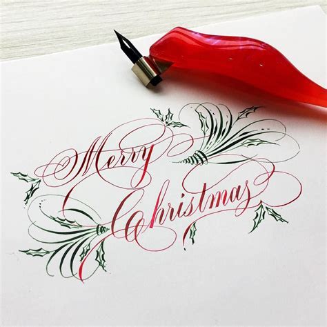 164 Likes, 4 Comments - 筆尖溫度 (@nib01tw) on Instagram: “🎄Merry Christmas! 筆具：Gillott 302尖 ...