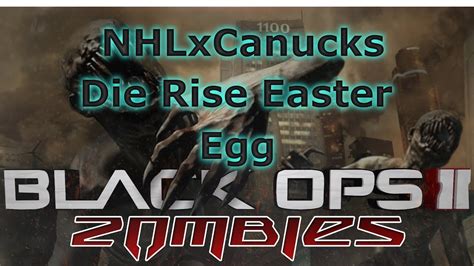 BO2- Zombies Die Rise Easter Egg - YouTube