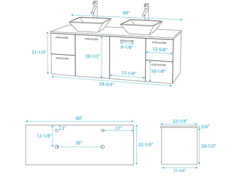 61 Alluring dimensions of standard double bathroom sink Trend Of The Year