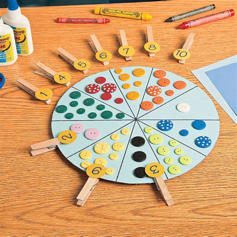 Clothespin Counting Wheel Idea | Alphabet activities preschool, Toddler learning activities ...