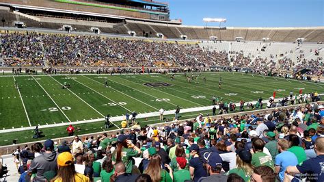 Notre Dame Stadium Seating Chart View | Cabinets Matttroy