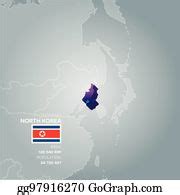 85 Royalty Free Map Of North Korea 3D Clip Art - GoGraph