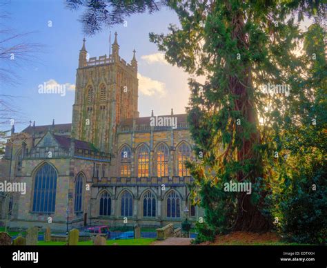 Great Malvern Priory Stock Photo - Alamy