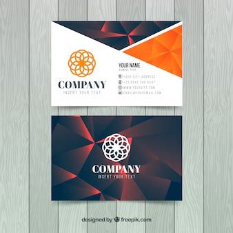 Free Vector | Geometric background business card