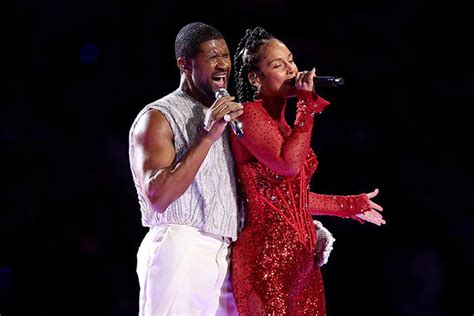 Usher heats up Super Bowl stage, brings R&B nostalgia with Alicia Keys, Lil Jon, H.E.R.