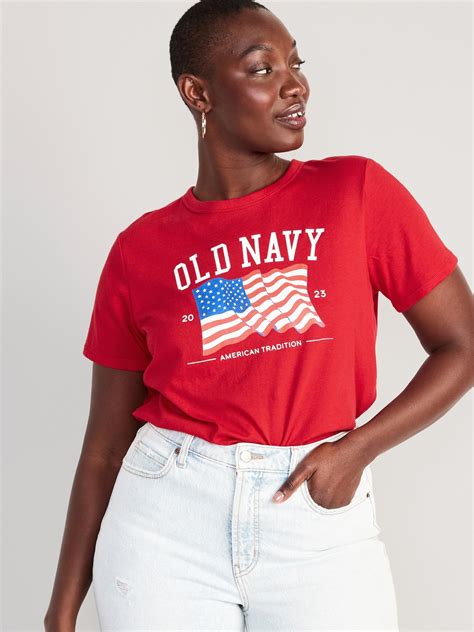 Matching "Old Navy" Flag T-Shirt for Women | Old Navy