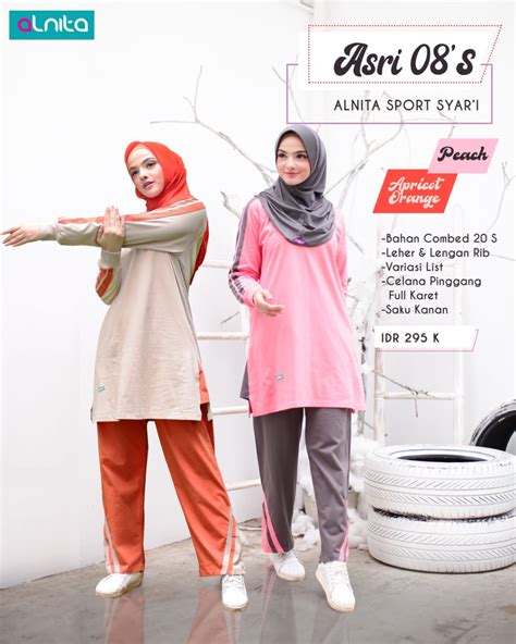 KOLEKSI BAJU OLAHRAGA MUSLIMAH TERBARU ALNITA ASRI 2019